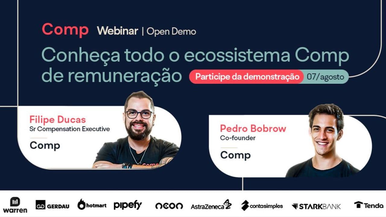 Open Demo | Conheça todo o ecossistema Comp de remuneração