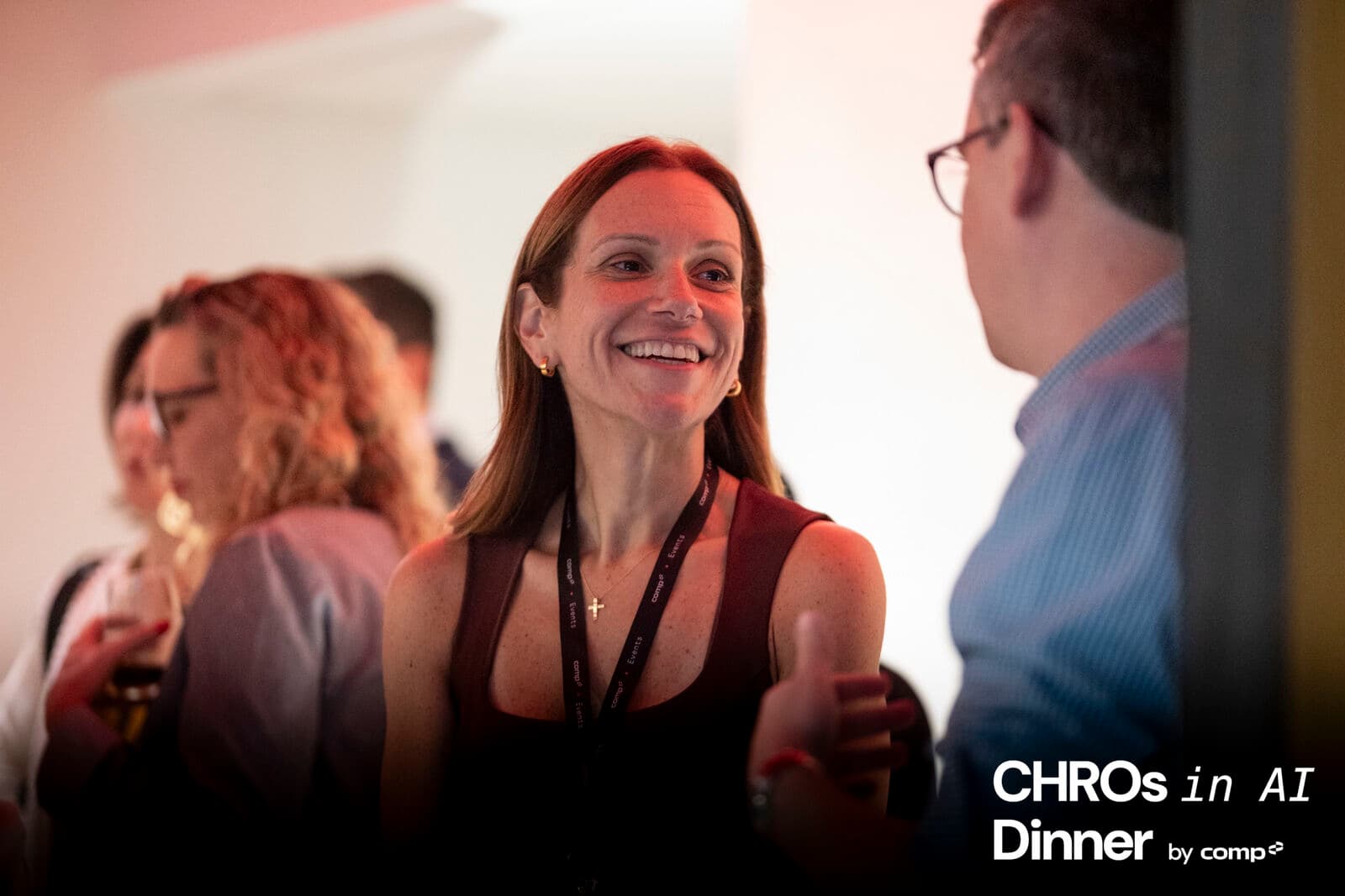 Conversation between peers during the dinner