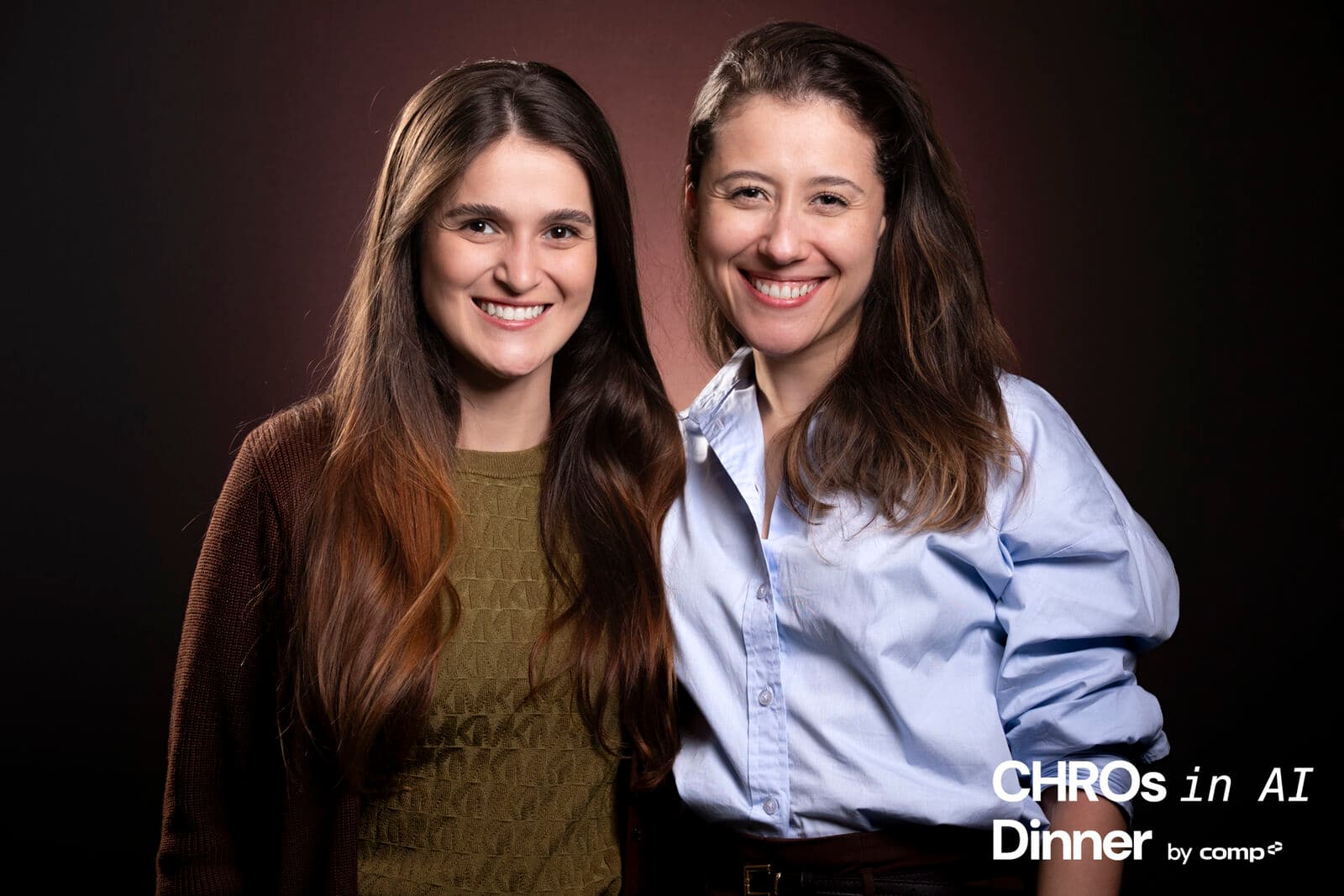 Two People leaders at the CHROs in AI Dinner
